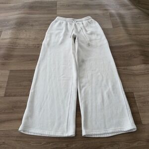 White Edikted baggy sweatpants